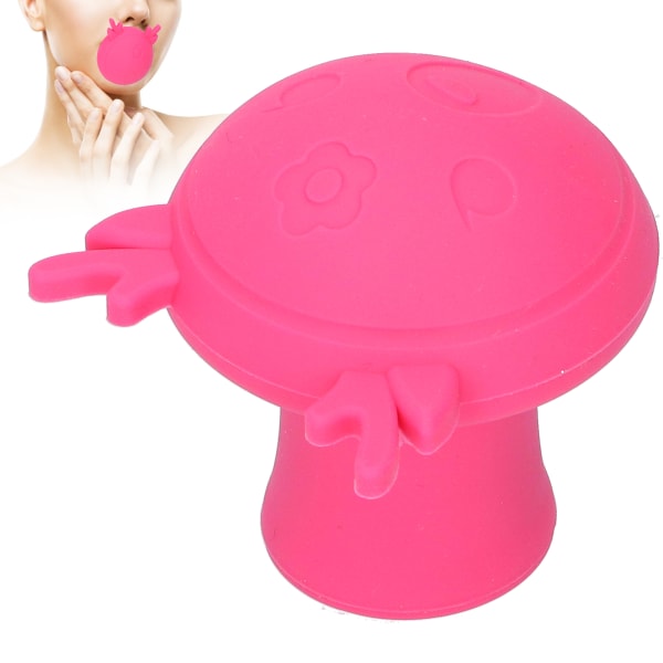 Facial Exerciser Shaping Jawline Exercise Ball Masseter Trainer AnsiktsslankeverktøyRose Red Deer