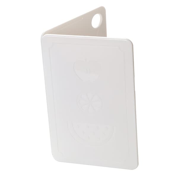 Vikbar kökskärbräda Bärbar plastfruktbräda för utomhuspicknick Camping Nordisk risvit 20x12,5x0,8cm