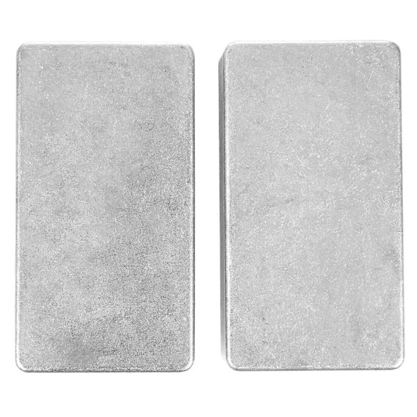 2 st 125B/1590N1 Aluminiumlåda gitarr stompbox & pedalkapsling