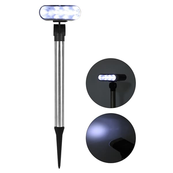 Utendørs Vanntett 3 LED Solcelle Spotlight Hage Plen Lampe Dekor