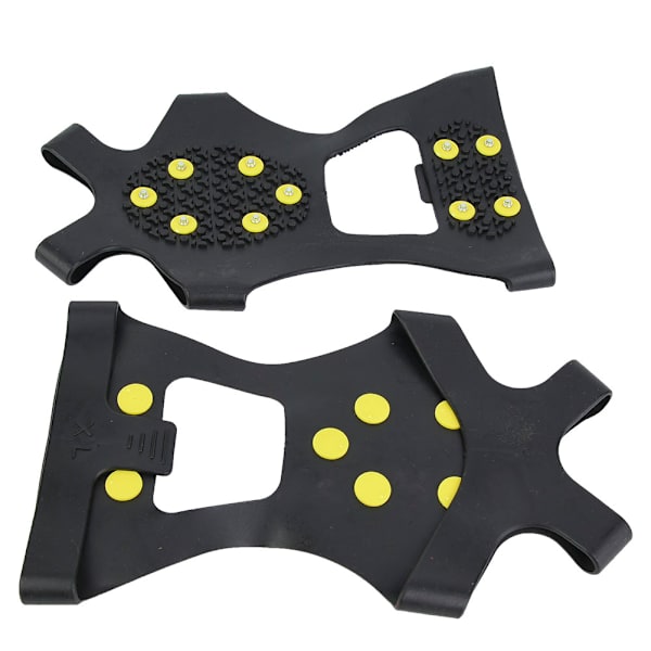 Udendørs Anti-Slip Ice Snow Spike Grips til campingsko (XL)
