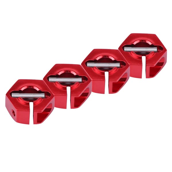 12 mm Universal Hjul Hex Hub Adapter for HSP Sakura 1/10 Skala RC Bil (5 mm, Rød)