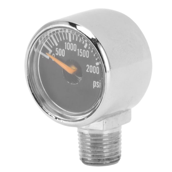 2000 psi:n paineenmittari 1/8NPT-liitäntä CO2-sylinterin täyttöpainemittari CO2-kaasusäiliölle Keg musta