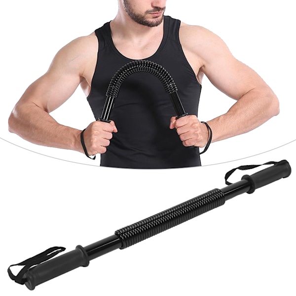 Flexibel stångkraft träningsman manlig fitnessutrustning armar träningshem fjäder bröst expander 20 kg