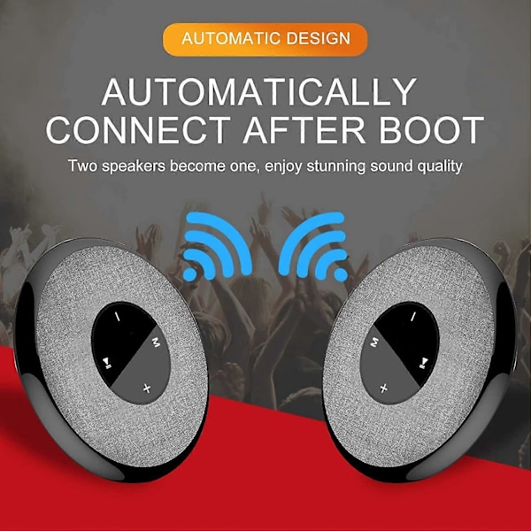 Bärbar Dusch Bluetooth Högtalare, IPX6 Vattentät Trådlös Duschhögtalare Vattentät Bluetooth Duschhögtalare TWS Stereo Duschradio för Pool, Bad