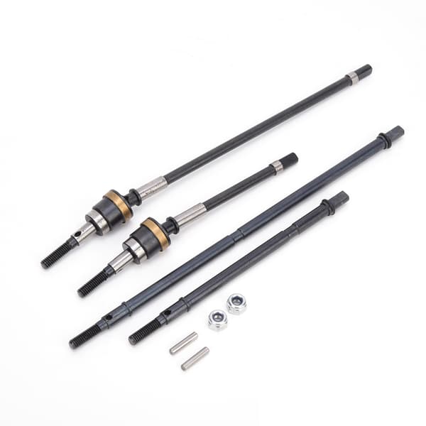 2 stk. CVD-drivaksel foraksel reservedele passer til Axial Wraith RC bilmodel