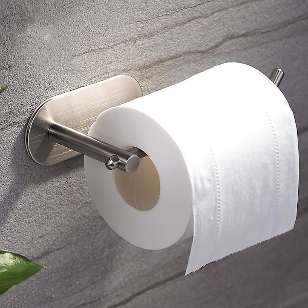 WC-paperiteline, ruostumattomasta teräksestä valmistettu itseliimautuva WC-paperiteline WC-paperirullateline WC:hen, kylpyhuoneeseen