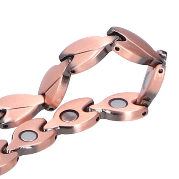Love Heart Kobber magnetisk armbånd - kraftige magnetsmykker for tilbehør, gaver og håndverk