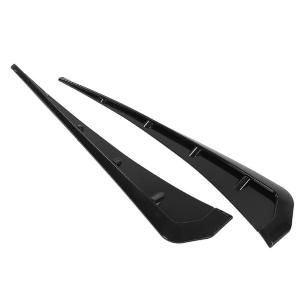 2 stk. Bil Mudguard Side Wing Air Vent Cover Trim Sort Eksteriørtilbehør Universal til bil