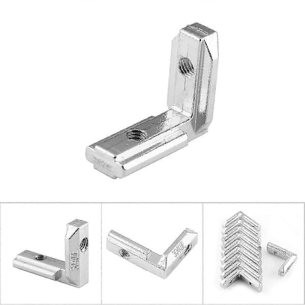 L-formet Aluminium Profil Indvendig Hjørneforbindelse Kulstofstål Beslag (EU-3030)