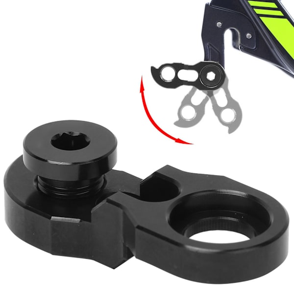 RISK polkupyörän takavaihtajan ripustimen jatkopyörän rungon hännän koukun jatke 34T-52TBlack