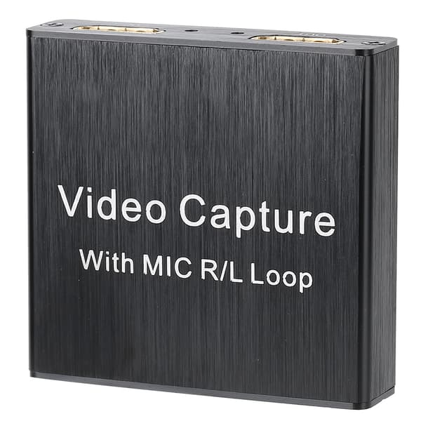 HDMI High Definition USB Video Capture Card Spel Live Mikrofon för OBS Inspelningsbox 4K