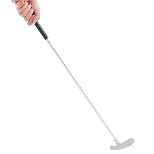 Golfputter Vänster Höger Hand Aluminiumlegering Golfputter Tryckstång med 2st Bollar