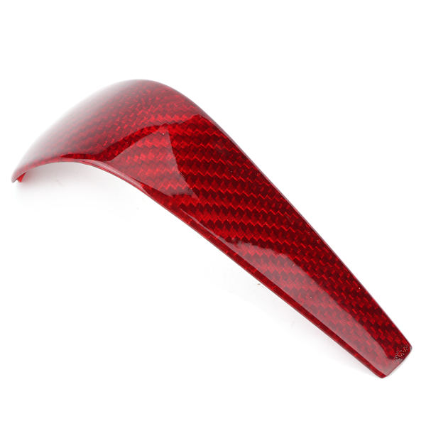 Deksel for girskiftknapp i karbonfiber, passer til 1/3-serie / X1 E90 E92 E93 E87Rød