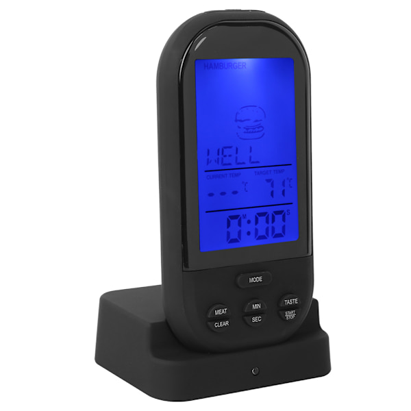 Trådlös kötttermometer Digital grilltermometer för hushållsugn Matlagning Mat Grill