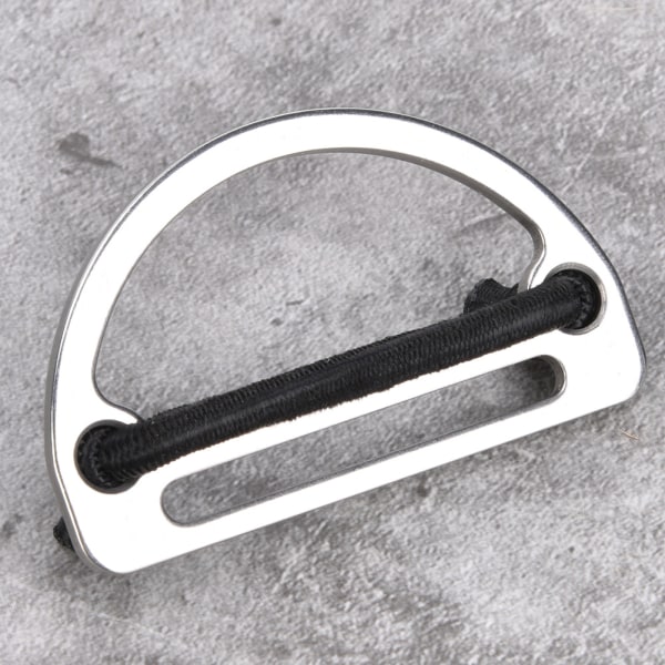 316 rustfrit stål d-ring Bæltespænde Webbing Strap Keeper Dykkertilbehør SSA RK06D(SSA RK06D)