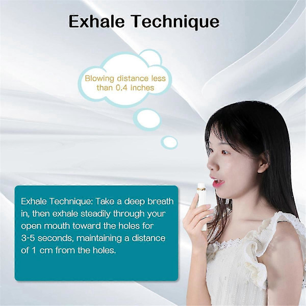 Oral Odor Freshening Rate Detector, Oral Breath Monitor Hvid