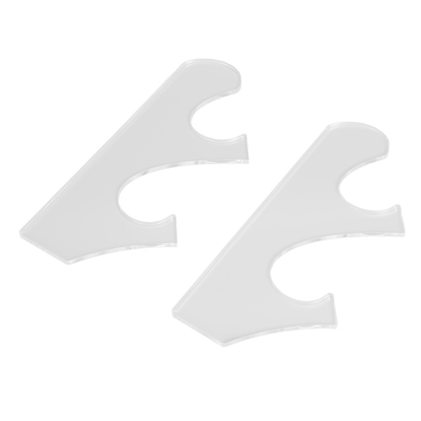 1 par/set flerskikts vintage svärdhållare ställ brottbeständighet akryl svärdställ transparent
