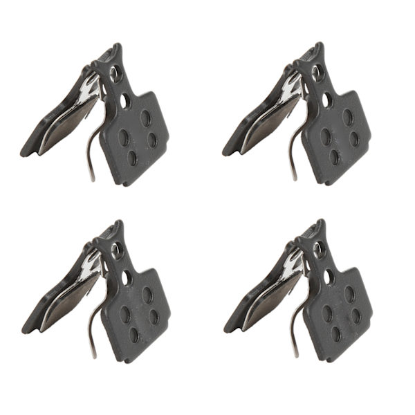 4 st/set Resinbromsbelägg Semi Metal Värmebeständighet Cykelskivbromsbelägg Ersättning för Mountainbike MS05C