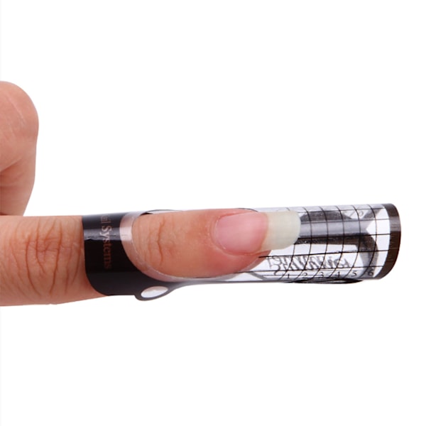 Nail Art Tips Extension Form Guide - 100 stk UV Gel Sticker Manicure Tools