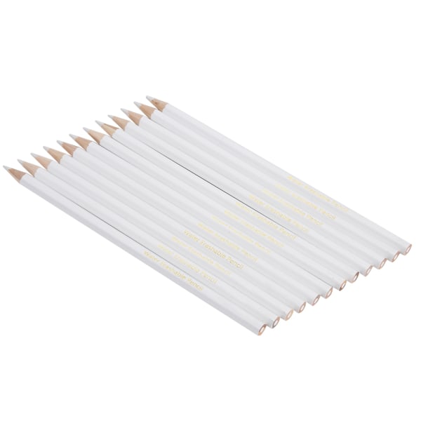 12 STK Vandopløselig blyant Hvid syning Markering Blyant Dressmaker Praktisk værktøj