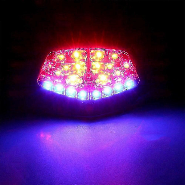 Ny Integreret LED Bagbremse Blinklys Lygte Lampe kompatibel med NINJA 250R 2008-2012