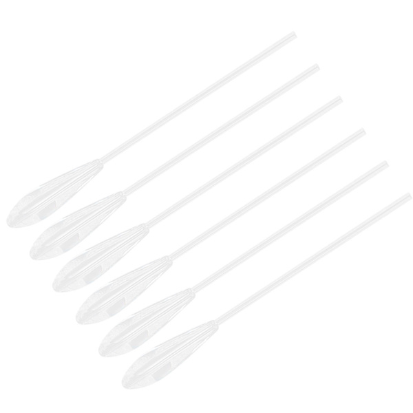 6 st akryl stora sjunkande flöten fisketillbehör miljövänlig transparent vit (10 g)