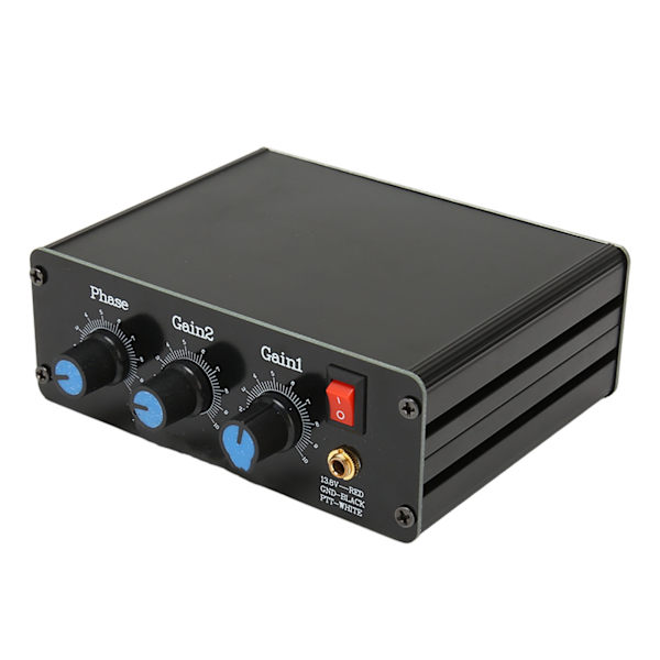 QRM Eliminator Box 3P X Fase 1,8-30 MHz HF Bånd PTT Kontrol Aluminiumlegering Justerbar Signal Canceller med Drejeknap