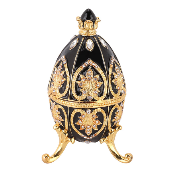 Stål æg Ornament Påske Unik Royal Style Diamante Æg Ornament til dekoration