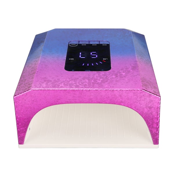 60W Intelligent Nagellampa 4 Timer Inställning 33st Dubbla Ljuschips Smart Sensorisk Gel Nagellampa 100‑240V EU-kontakt