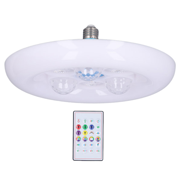 E27 50W LED-loftslampe Bluetooth-højttaler Musik-loftslampe Fjernbetjening Smart-loftslampe 85‑265V