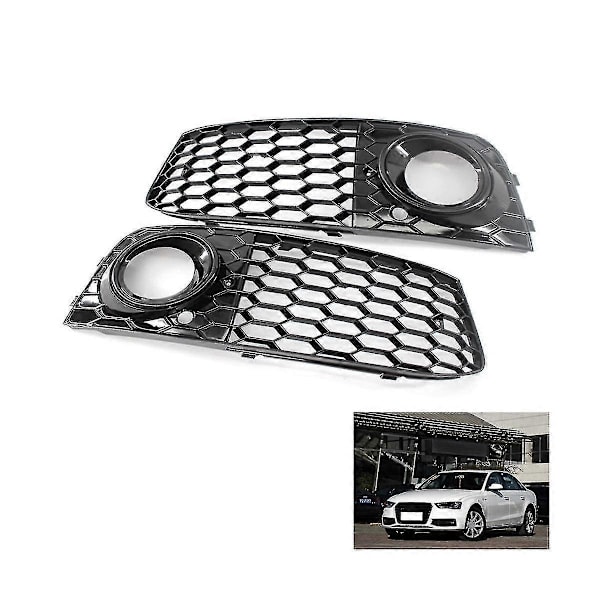 Kiiltävä musta verkko sumuvalon kehysmaski A4 B8 RS4 2009-2012 8KD807682 8KD807681