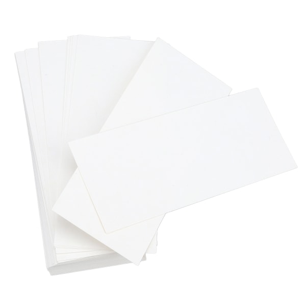 100 stk hvidt pap multifunktionelt tykt letvægts gør-det-selv-papark til maling af menuer