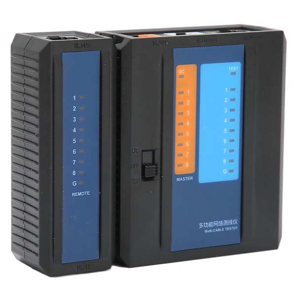 RJ45 nettverkskabeltester Multipurpose nettverkskabeltester verktøy for RJ45 RJ11 RJ12 CAT5 CAT6 CAT7 CAT8