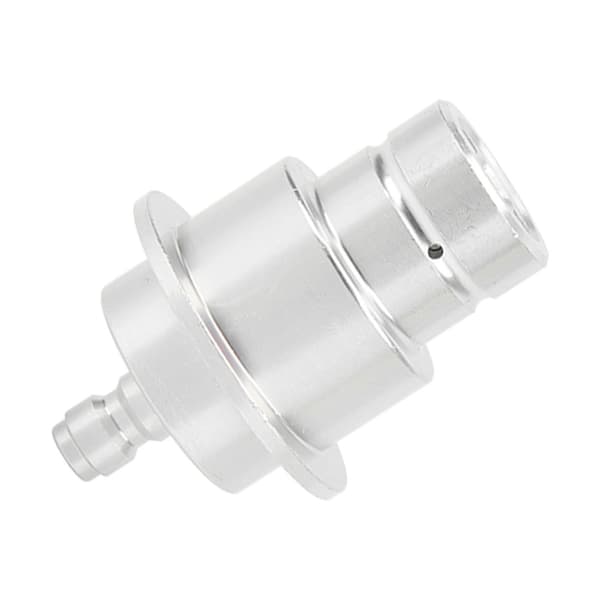 CO2-adapter aluminiumlegering 0,3 tum snabbkoppling slitstark hög hårdhet sodamaskinanslutning silver
