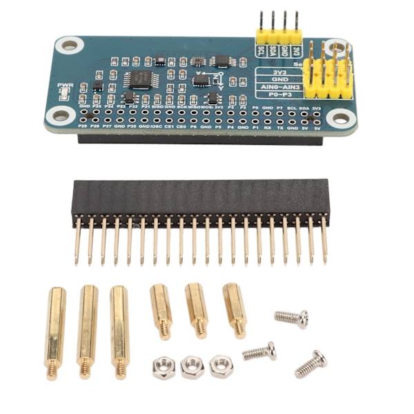 Sensorudvidelseskort til Raspberry Pi Farvegenkendelse Temperatur Fugtighed PCB Ekstern Sensor med GPIO-udvidelse