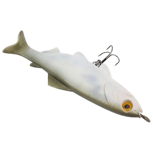 20CM kunstig fiskformet agn simulert lokke livaktig stor falsk fisk lokke med krok