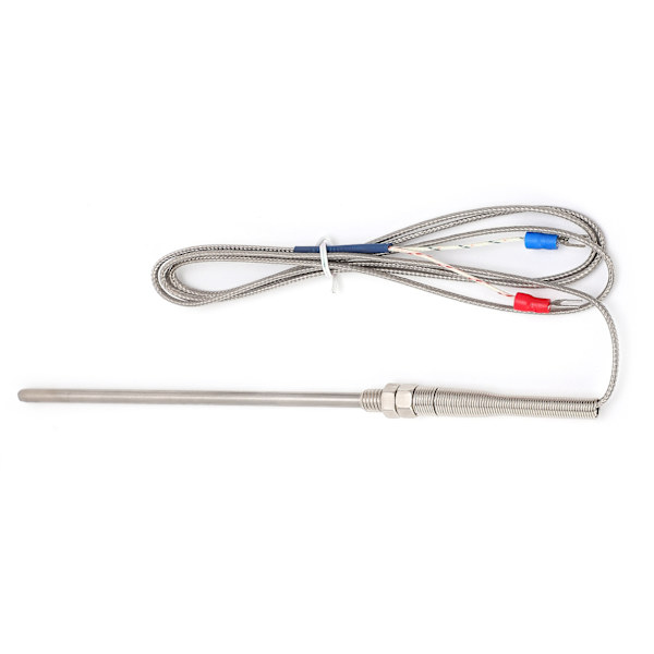 5,9 tommer K-type føler termoelement præcis 0-800°C temperaturtest rustfrit stål M8 gevind