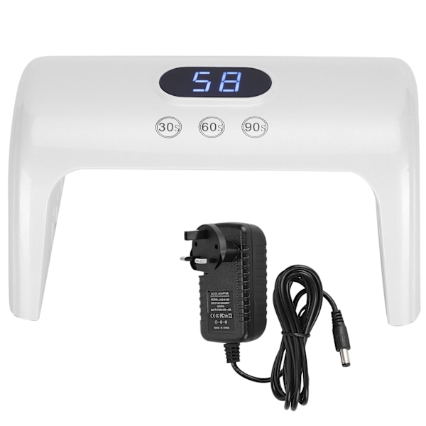 Nagellack Gel Polish Torkare 30W UV LED Nagelkonst Ljus Manikyr Ljus Nagelkonst Maskin VerktygUK Plug Vit