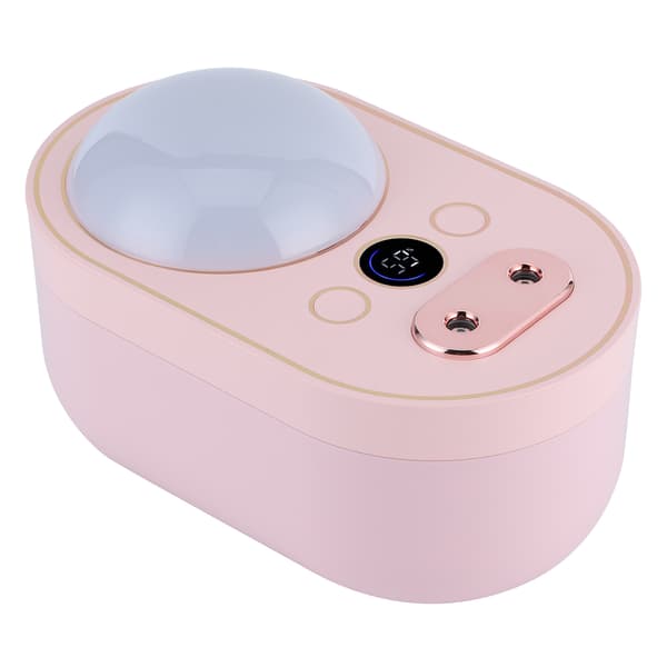 1000 ml dobbel sprayprojeksjonsluftfukter 4000 mAh nanometerforstøvningsluftfukter USB-lading Rosa