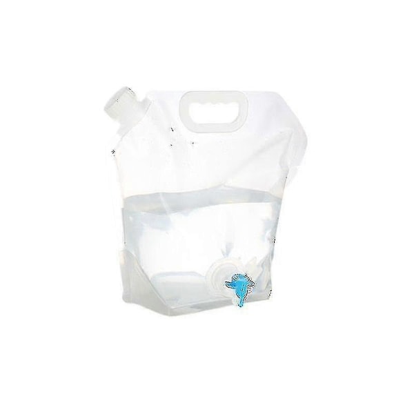 5l/10l Utomhus Vikbar Vattenpåse Camping 2st Stor Kapacitet Vattenförvaringspåse Bärbar Picknick Nödpåse -GDZD 10L Blå 2st