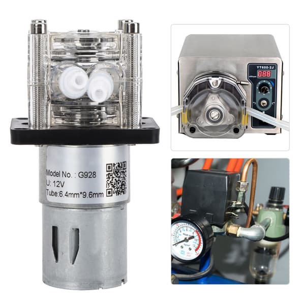 Stor flow peristaltisk pumpe højkvalitets doseringspumpe til akvarielaboratorium 500 ml/min 12V
