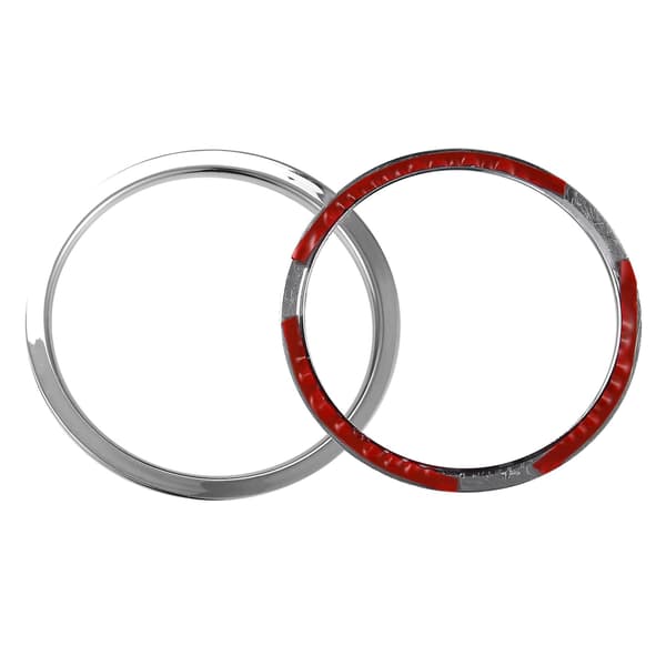 For J11 2014 - 2018 Chrome Car Speaker Ring Mold Sticker Interior Frame Speaker Cover Car Parts