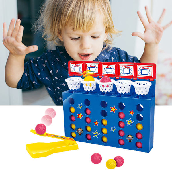 Basketball Skydning Spil til Børn Bouncing Linking Spil Læringslegetøj Bouncing Brætspil Legetøj