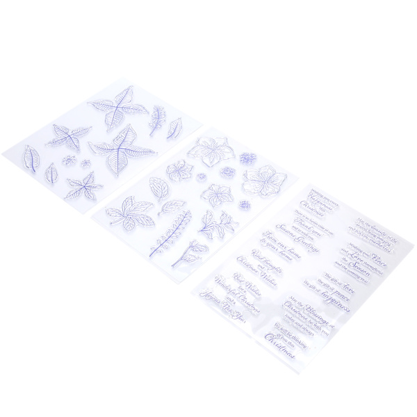 Gjennomsiktig TPR klare stempler for Scrapbooking Preging DIY Crafts Album Decoroation