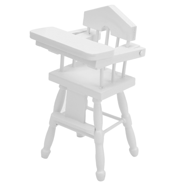 Dockhusmöbler 1:12 Miniatyrstol Modell Baby Matstolar Dekoration Hantverk Present