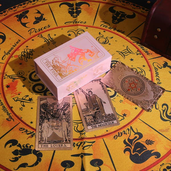 Tarot Cards with Guidebook and Box, Original Divination Tool Future Telling Tarot Card Deck for Beginners and Experienced Readers