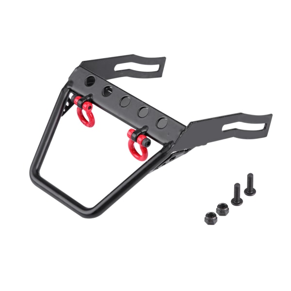 RC Crawler Stål främre stötfångare Vinschfäste för Axial SCX10 1/10 fjärrkontrollbil (platt)