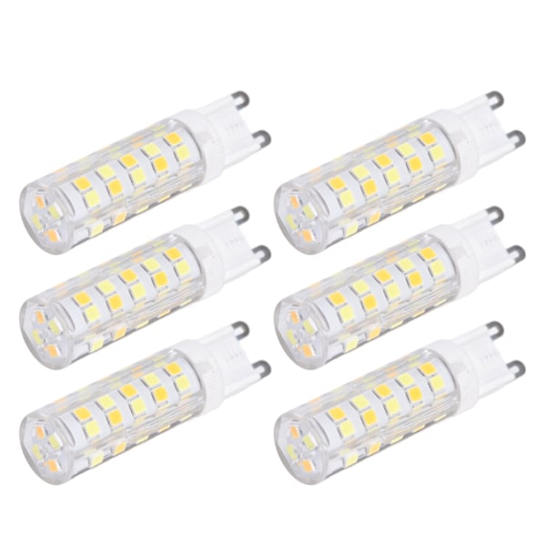 10 kpl G9 220V LED-lamppu himmennettävä keraaminen LED-lamppu korvaa halogeenilampun kattokruunuun G9 7W 64LED