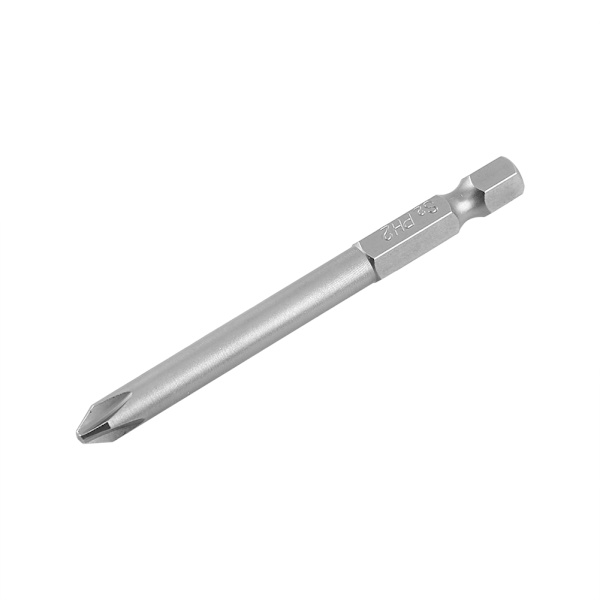 8 kpl 75 mm 1/4\" varren magneettinen pitkä kuusiokolokantainen ristipääruuvimeistisarja